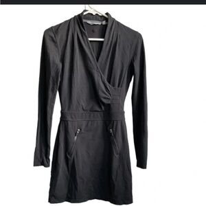 Athleta black long sleeve dress size medium. Good shape